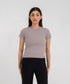 Women's B-Fit Rib Crop Tee